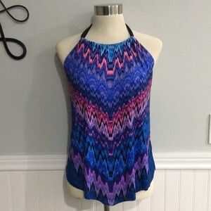 Aqua Green Halter Swim Tankini size Small